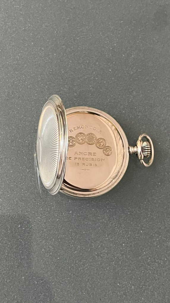 Silver Marvin Vintage - Masonic pocket watch - 1900-1949 #4.3