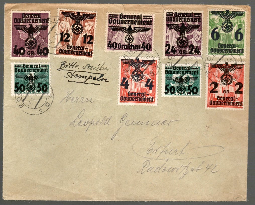 Saksan valtakunta 1940/1941 - Generalgouvernementin 6 kirjaa. #3.2