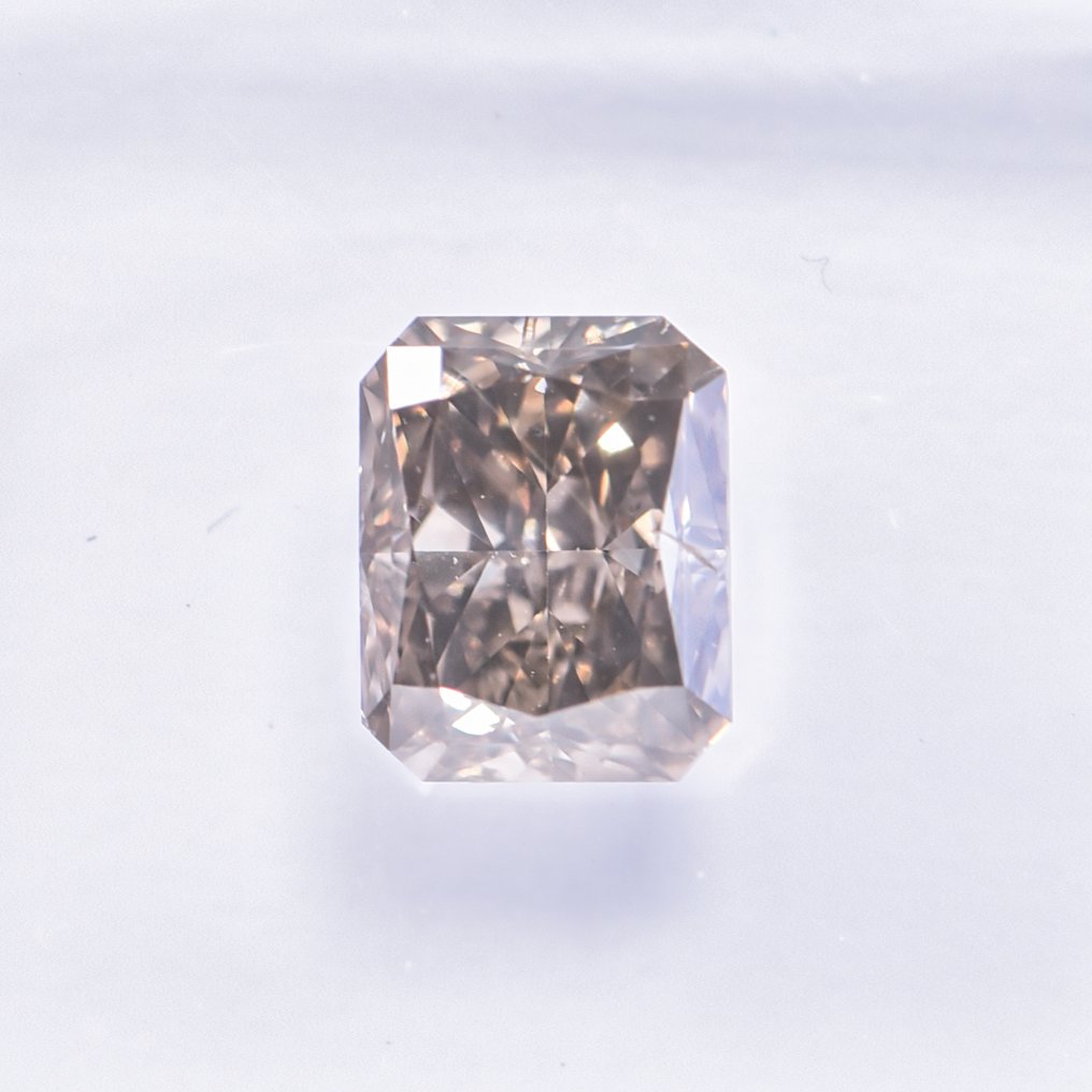 没有保留价 - 1 pcs 钻石  (天然色彩的)  - 1.00 ct - 雷地恩型 - Fancy 稍帶綠色的, 稍帶棕色的 黄色 - SI2 微内含二级 - 国际宝石研究院（IGI） - VG VG #4.3