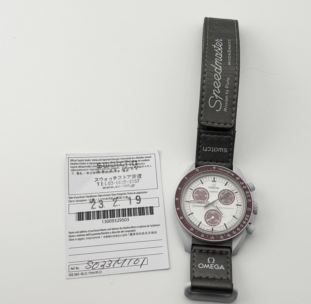 Omega x Swatch - MoonSwatch - Mission to Pluto - No Reserve Price - SO33M101 - Unisex - 2023 #3.2