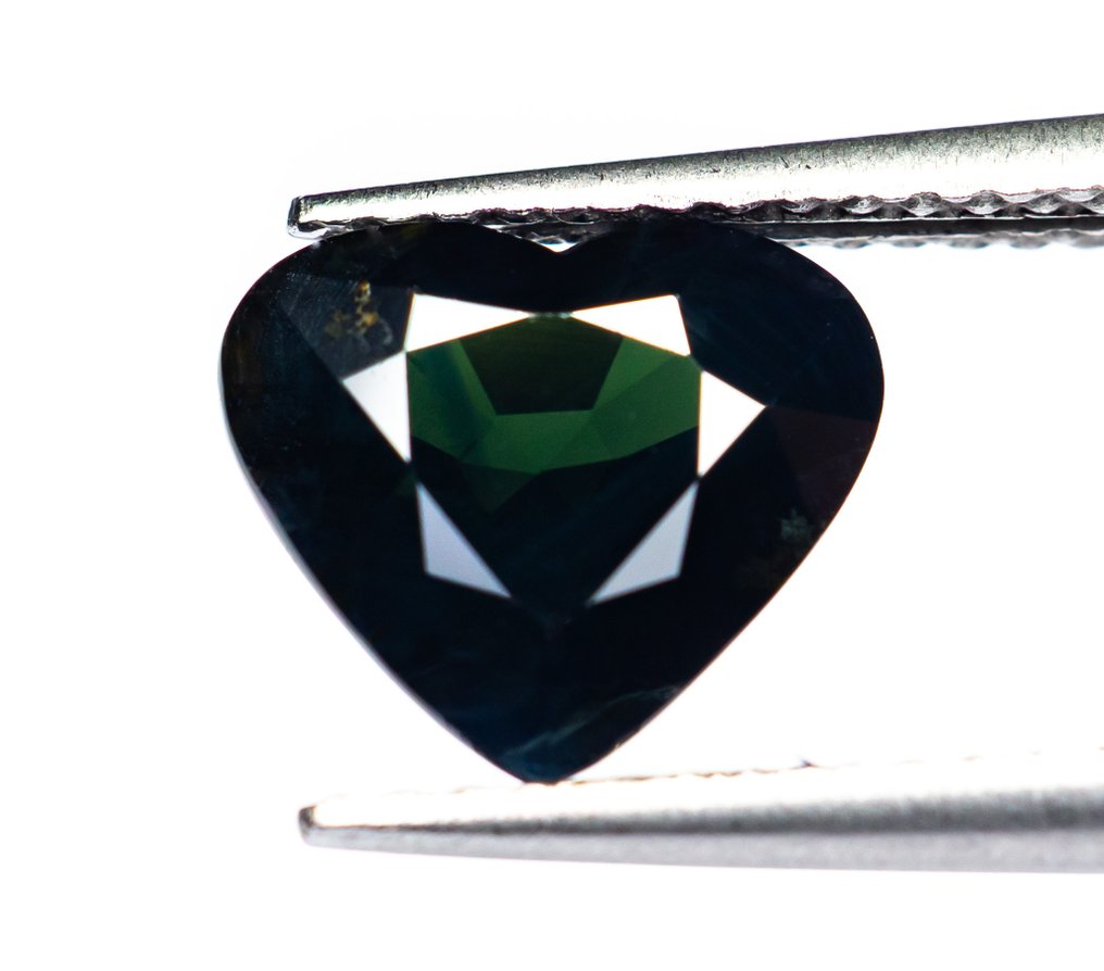 Fără preț de rezervă Safir - 3.23 ct - Bellerophon Gemlab - Albastru-verzui închis #1.0