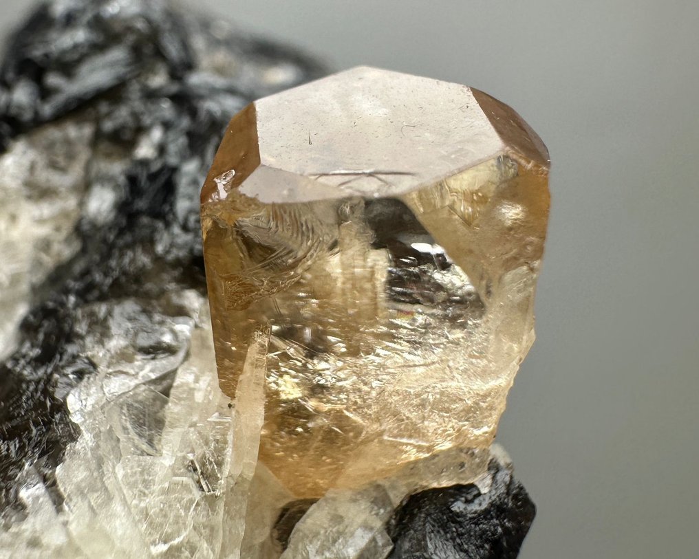 Topas kristall på matrisen - Höjd: 48 mm - Bredd: 39 mm- 40.8 g - (1) #2.1