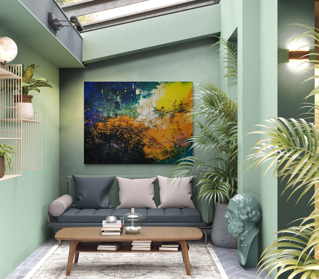 Floria Rey - Vibrant Sunset XXL/ No reserve #4.3