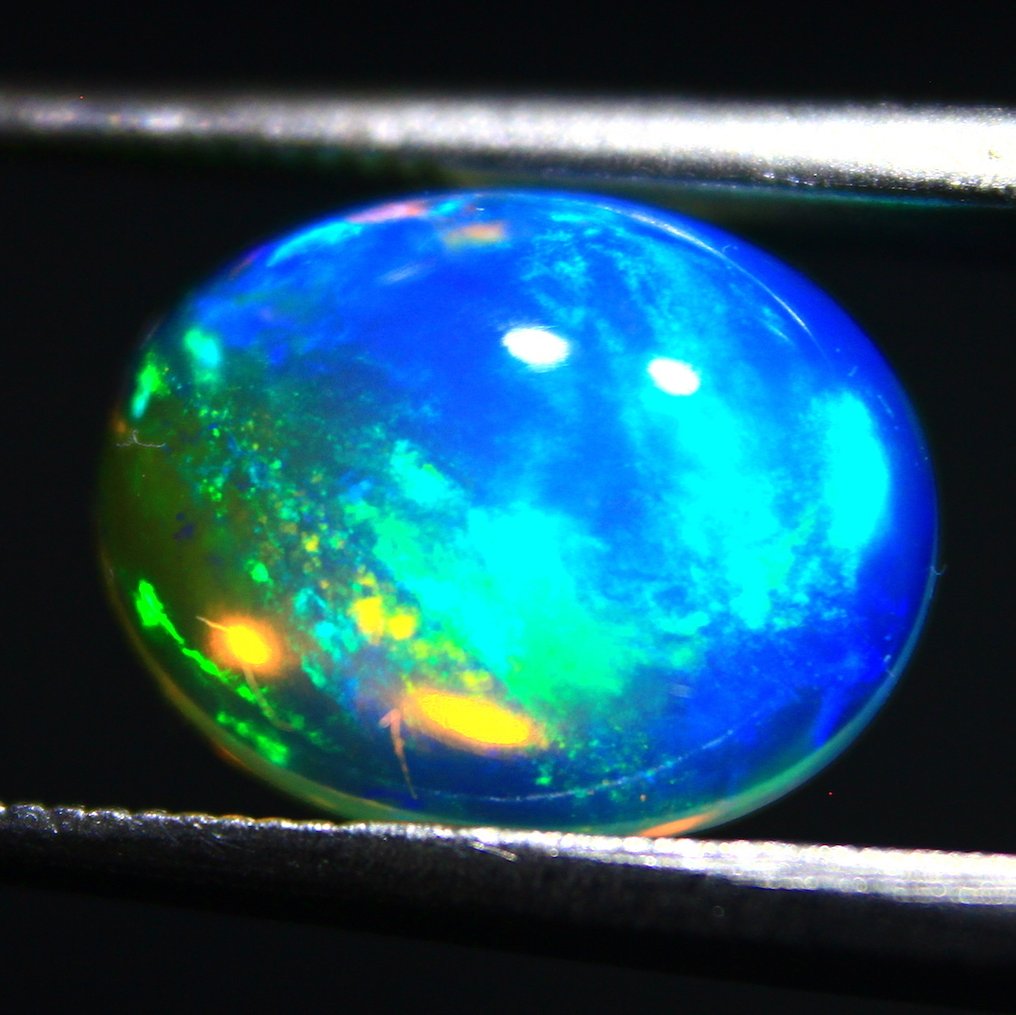 1.80克拉天然埃塞俄比亚欧泊 弧面形 - 高度: 10 mm - 闊度: 8 mm- 0.36 g #1.0