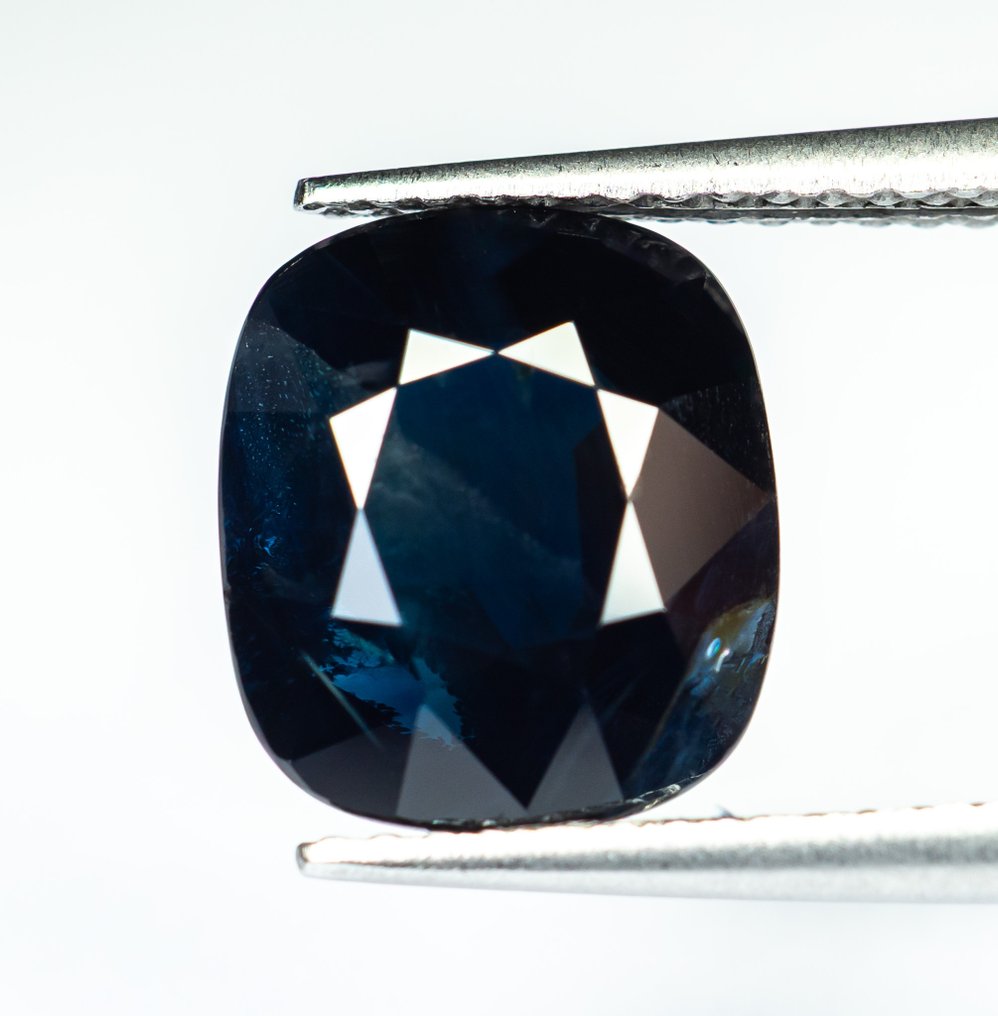 χωρίς τιμή ασφαλείας Ζαφείρι - 5.42 ct - Bellerophon Gemlab - Σκούρο πρασινωπό μπλε #1.0