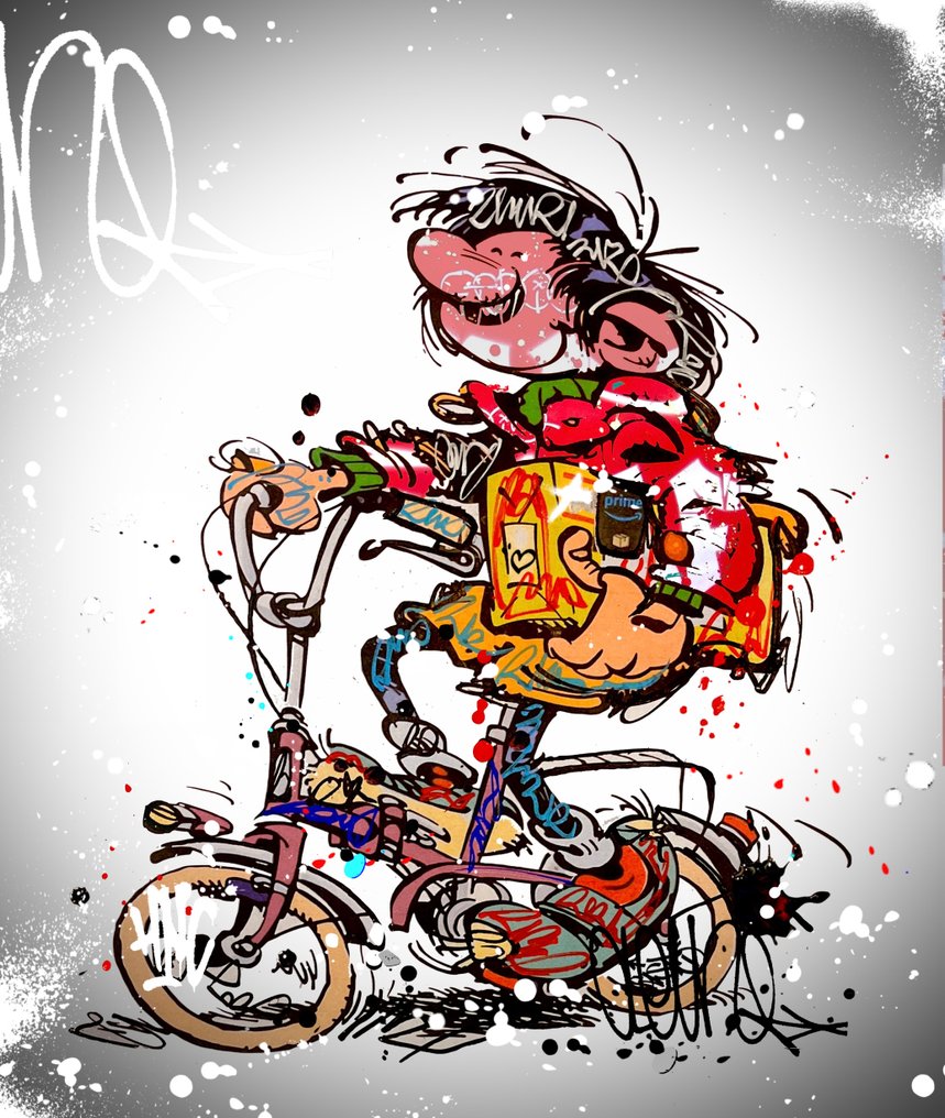 Moabit - Gaston Lagaffe X The Messenger on Two Wheels #2.1