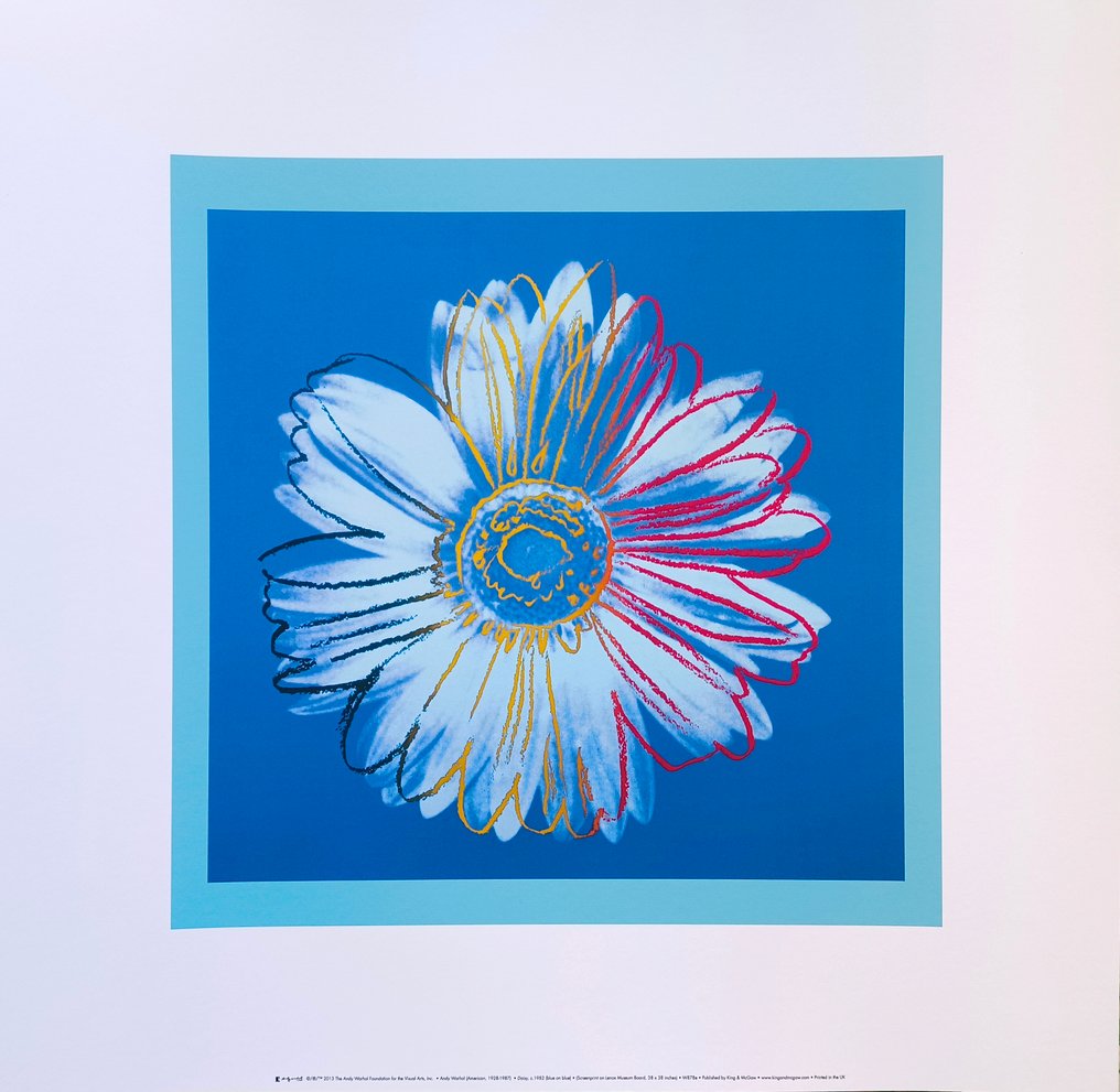 Andy Warhol (1928-1987) (after) - "Daisy, c.1982" · Set of 4 variants #4.3
