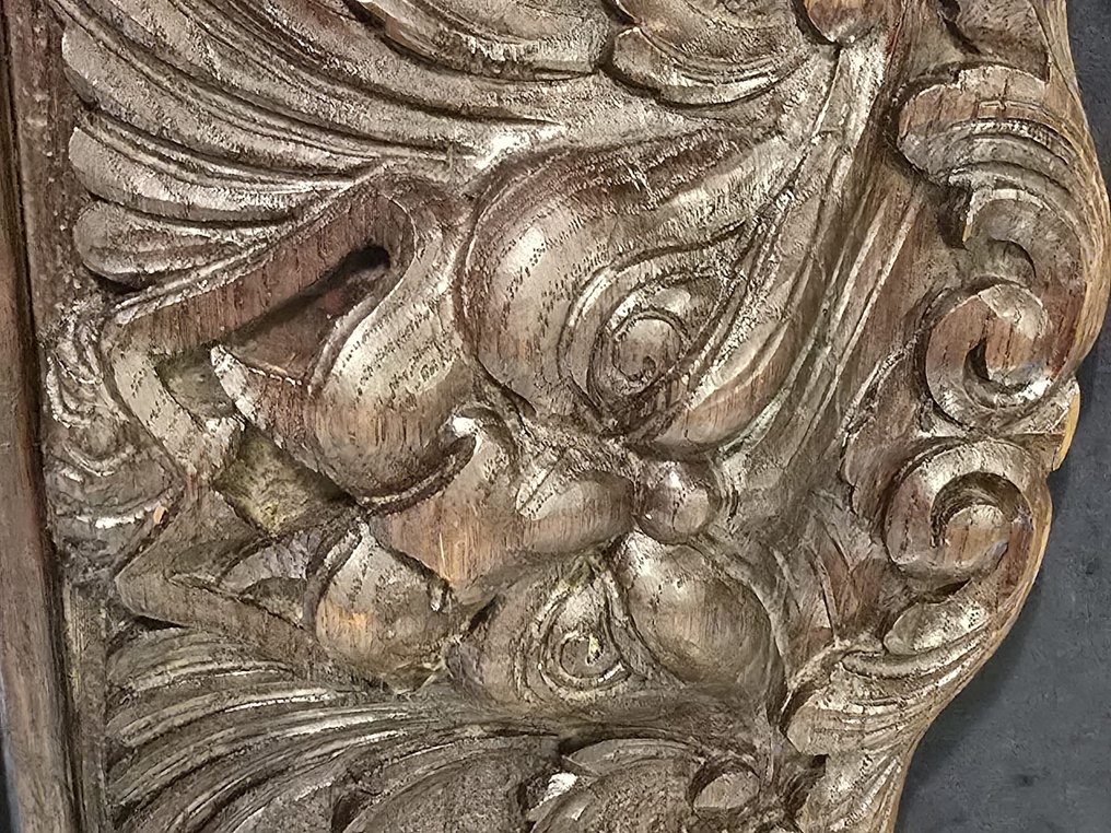 Skulptur, Testa di Leone legno XIX - 18 cm - Holz - 1880 #4.3