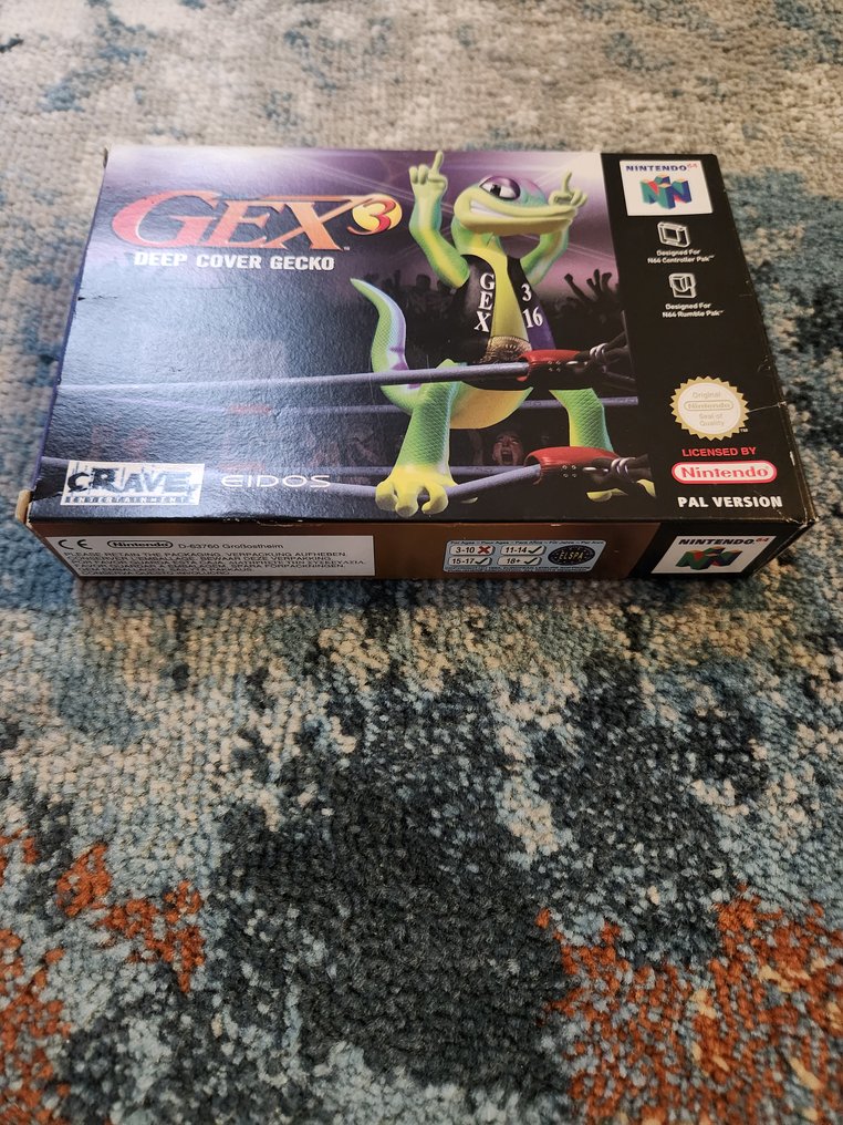 Nintendo - Nintendo 64 - Gex 3 Deep Cover Gecko EUR CIB N64 pal - Video game - In original box #1.0