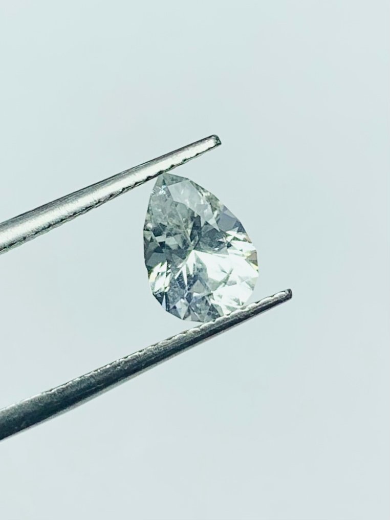 χωρίς τιμή ασφαλείας - 1 pcs  Colourless Ζαφείρι  - 1.78 ct - Διεθνής Ένωση Έγχρωμων Πολύτιμων Λίθων (ICA GemLab) - Ακρίβεια κοπής χωρίς θέρμανση. #2.1