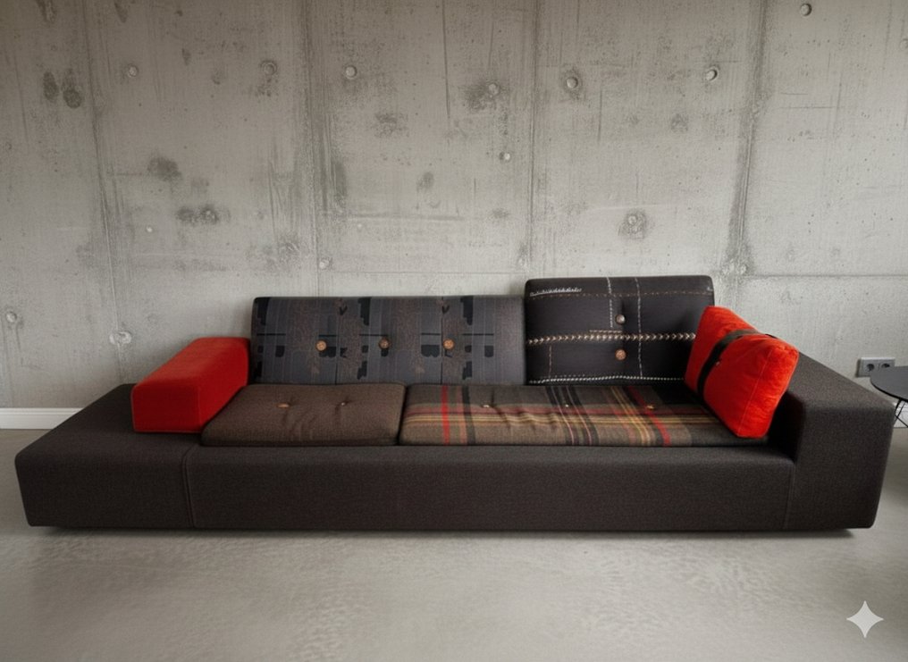 Vitra - Hella Jongerius - Sofa - Maharam Polder Sofa - Wool - Limited Edition 2015 #1.0