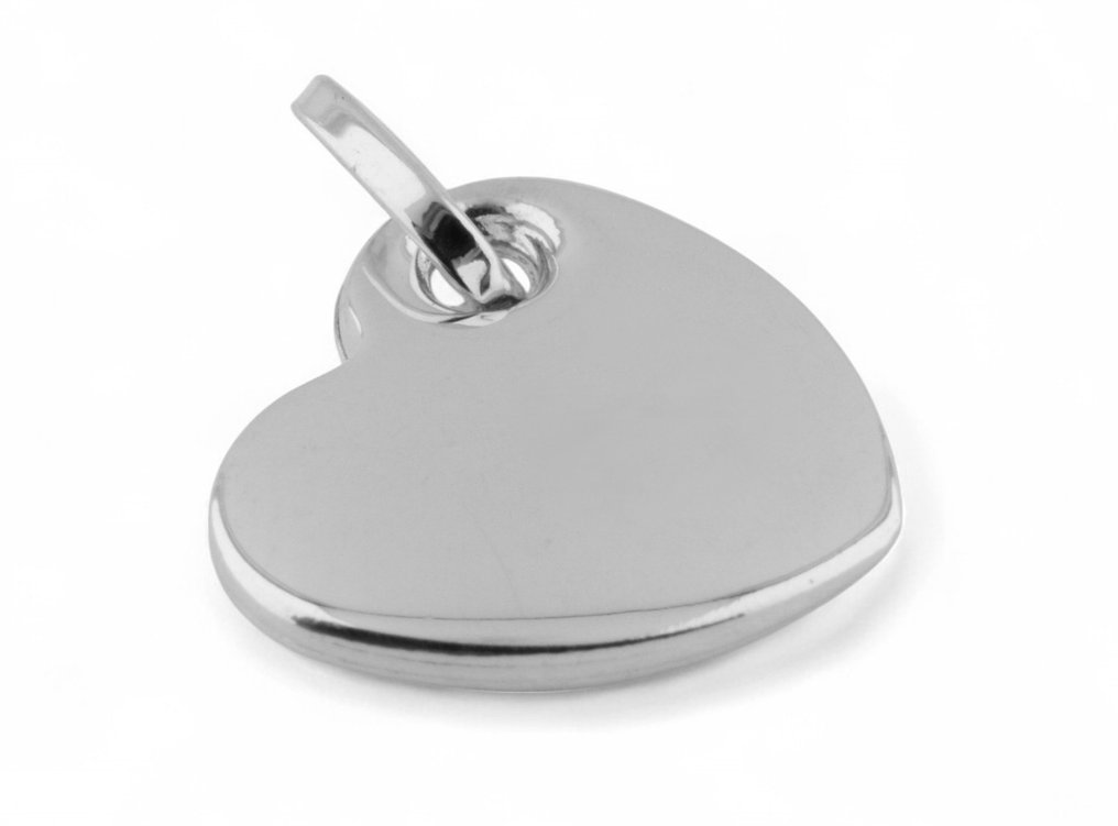 Nincs minimálár - Függő - 18 kt. Fehér arany #4.3