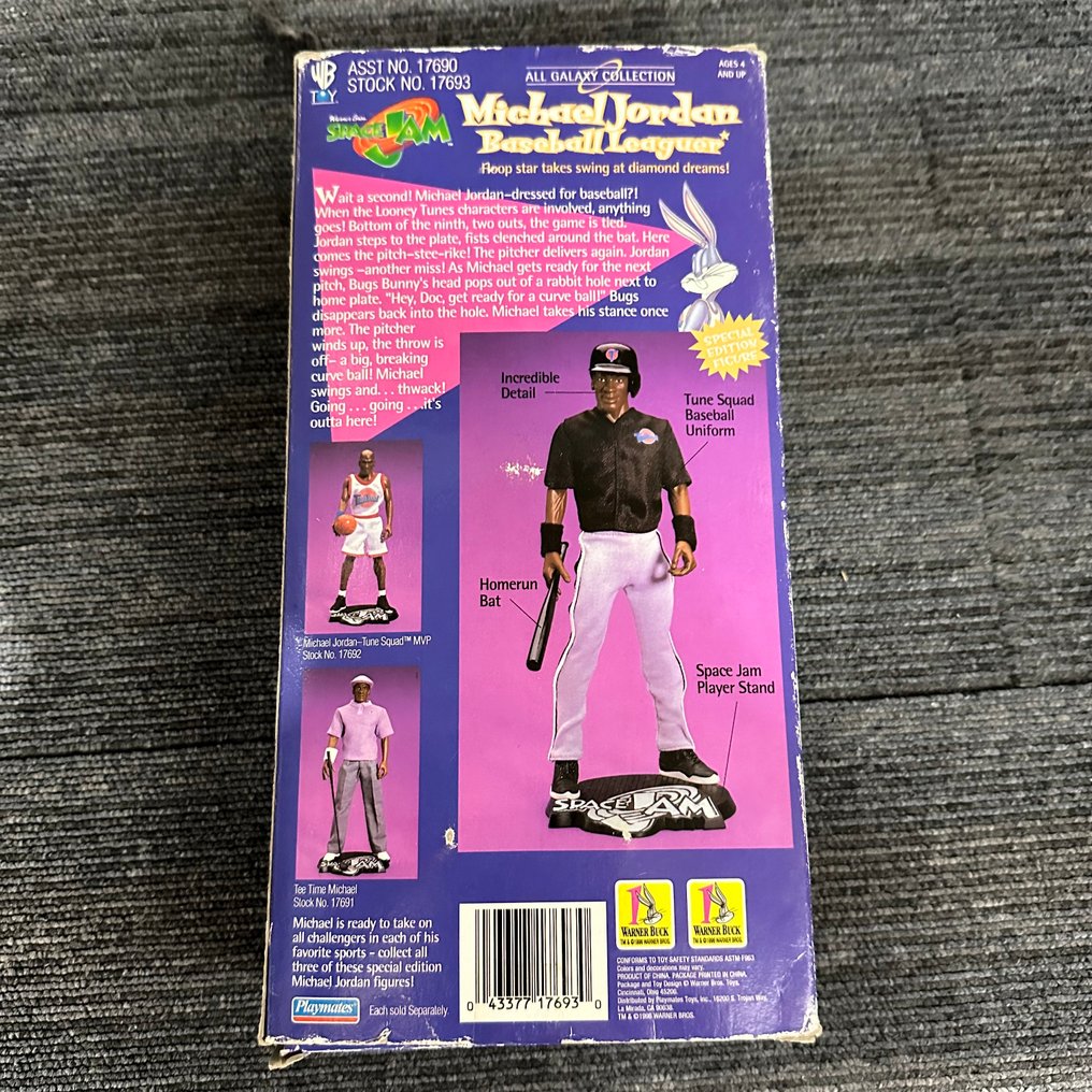 Playmates Toys  - Action figure Space Jam - Michael Jordan (baseball-themed) All Galaxy Collection - 1990-2000 - U.S. #4.3