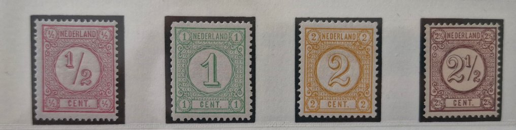 Netherlands 1876/1876 - Old Druck number - NVPH 30-33 #1.0