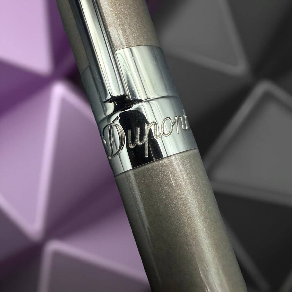 PLUMA ESTILOGRAFICA, S.T. Dupont - S.T. Dupont Liberté – Plumín 14K – Color Champagne / Palladium - Fountain pen #4.3