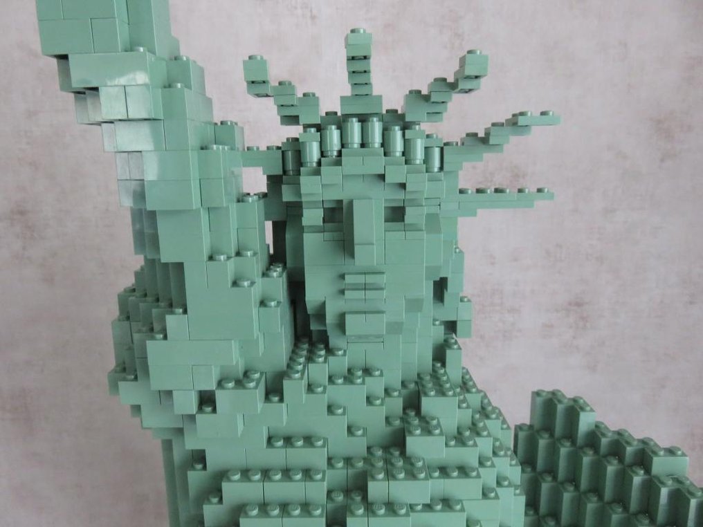 LEGO Set - 3450 - Sculptures - Statue of Liberty + Instruction #2.1