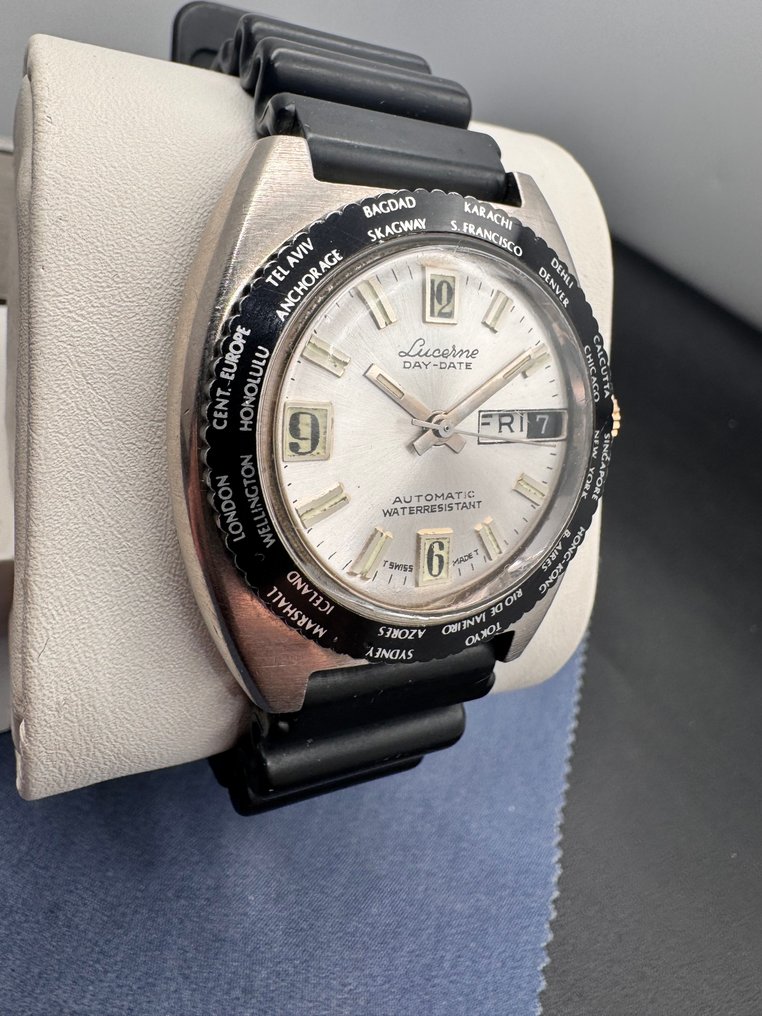 Lucerne - Day-Date Gmt 1950s Vintage - Ingen mindstepris - Mænd - 1950-1959  #4.3
