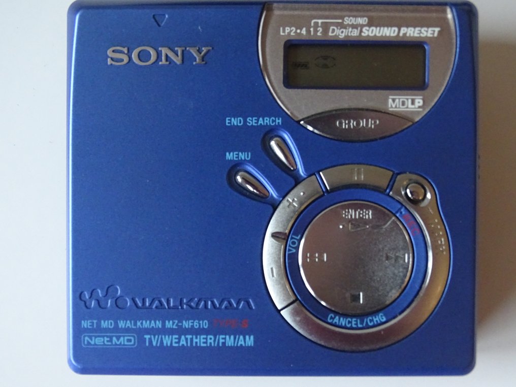 Sony - Portable Minidisc Recorder MZ-NF610 & Remote Control Tuner RM-MC37LT CD player #3.2