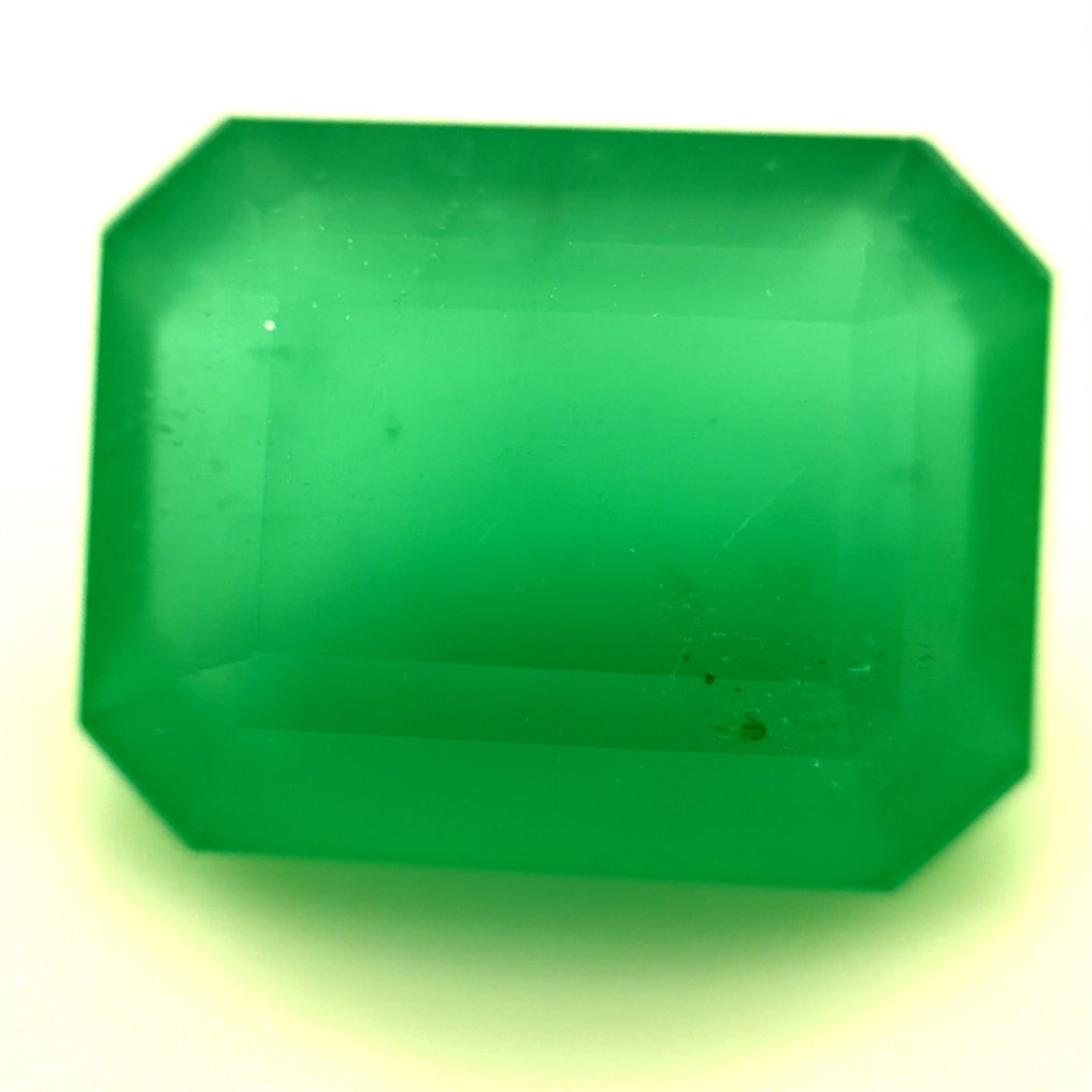 Nincs minimálár - 1 pcs Zöld Smaragd - 3.56 ct - Nemzetközi Gemmológiai Intézet (IGI) - Természetes smaragd #1.0