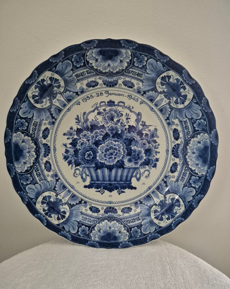 De Porceleyne Fles, Delft - Seinälevy - Kivitavara - 1945 #1.0