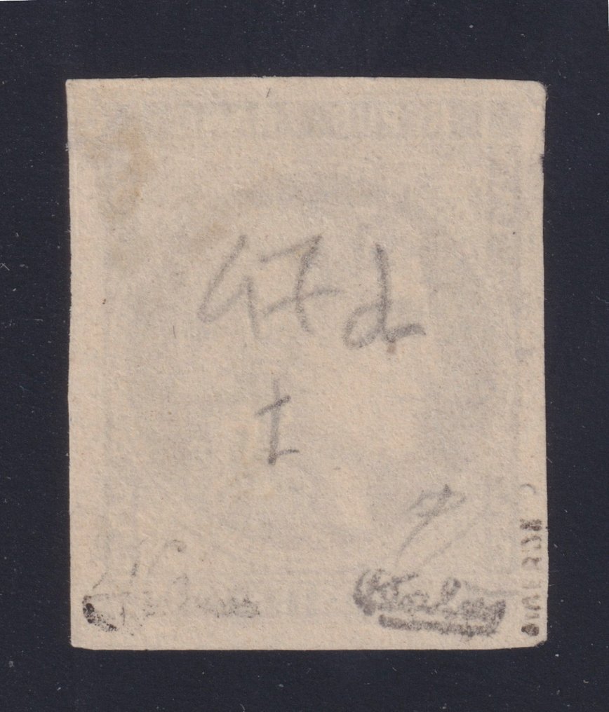 法国 1870 - 波尔多发行,编号47d(深棕色),轻微邮戳,签名并由JFB Philatélie认证。 - Yvert #1.0