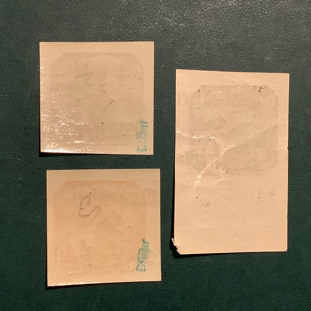 Bohemia and Moravia 1938 - Rumberg: 3 seals of the Peace Dove type with 'We are free' print. - Michel #4.3