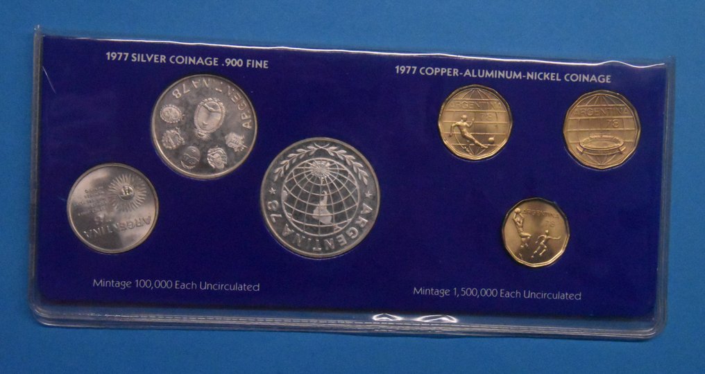 Argentinië. Mint set 1978 World Soccer (Zonder Minimumprijs) #1.0