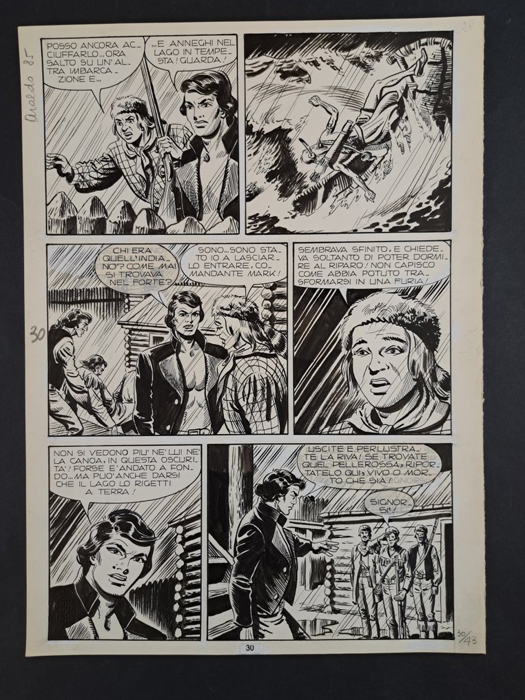 EsseGesse - 1 Original page - Il Comandante Mark - Il Totem dei Cayugas #1.0