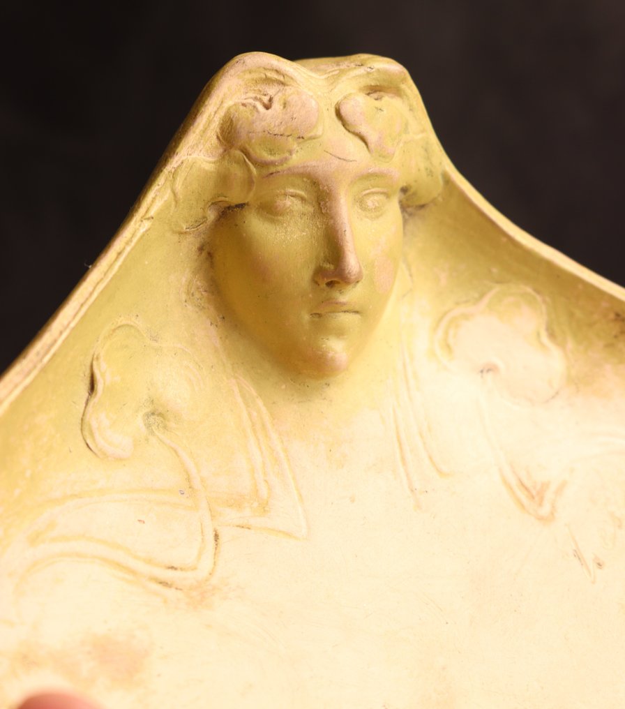 Art Nouveau vide-poche - Goldscheider - Piatto da portata - Terracotta #1.0