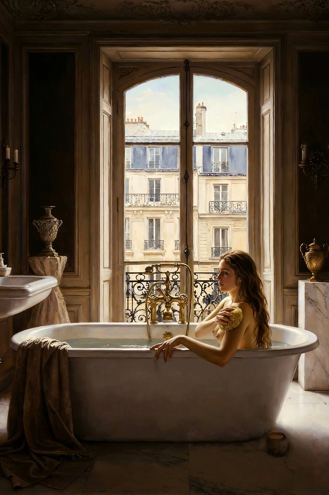 Le Yack - Morning in Paris - Hand signed #1.0