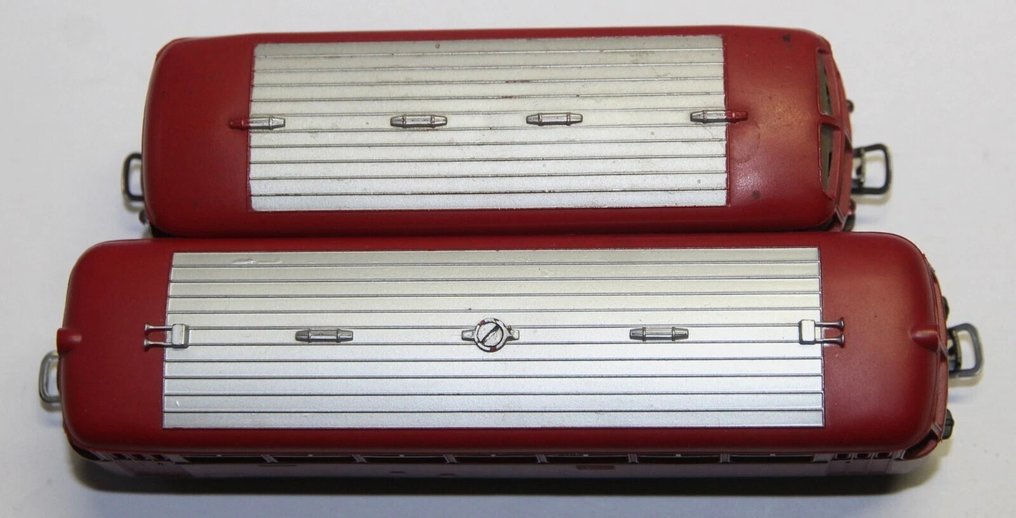 Märklin H0 - 3016+4018 - Model train railcar (2) - Railbus, LED in LokBox - DB #4.3