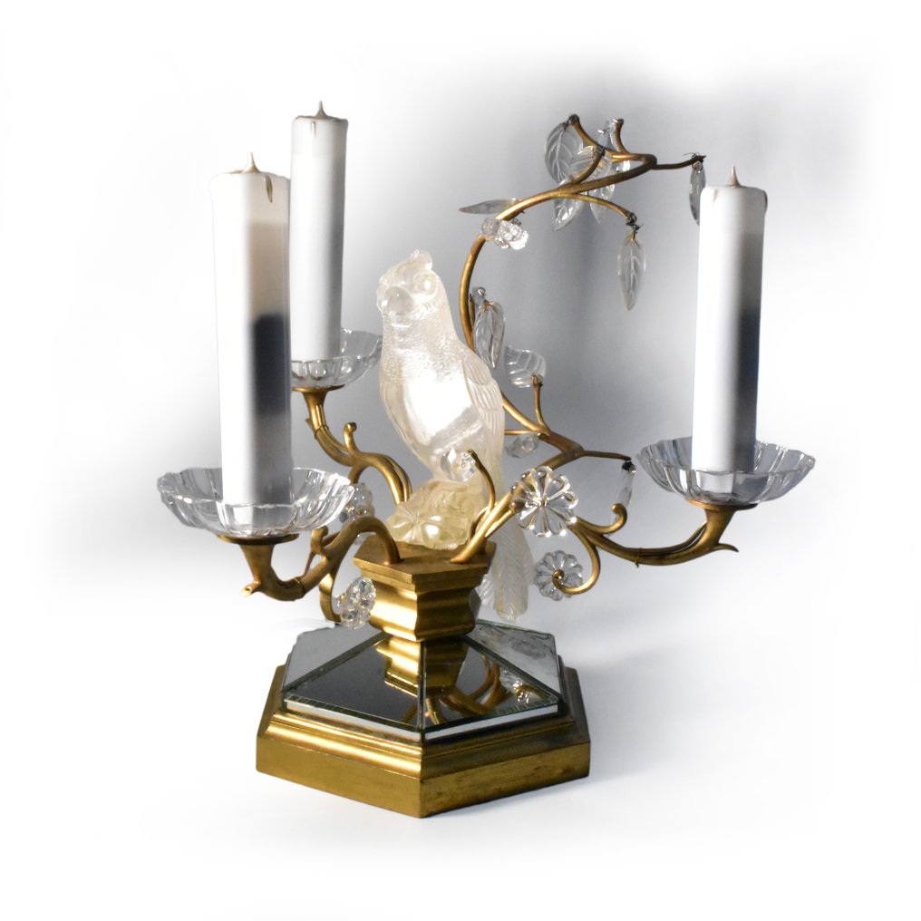 Maison Baguès - Lamp - Gilt bronze - Parrot #1.0