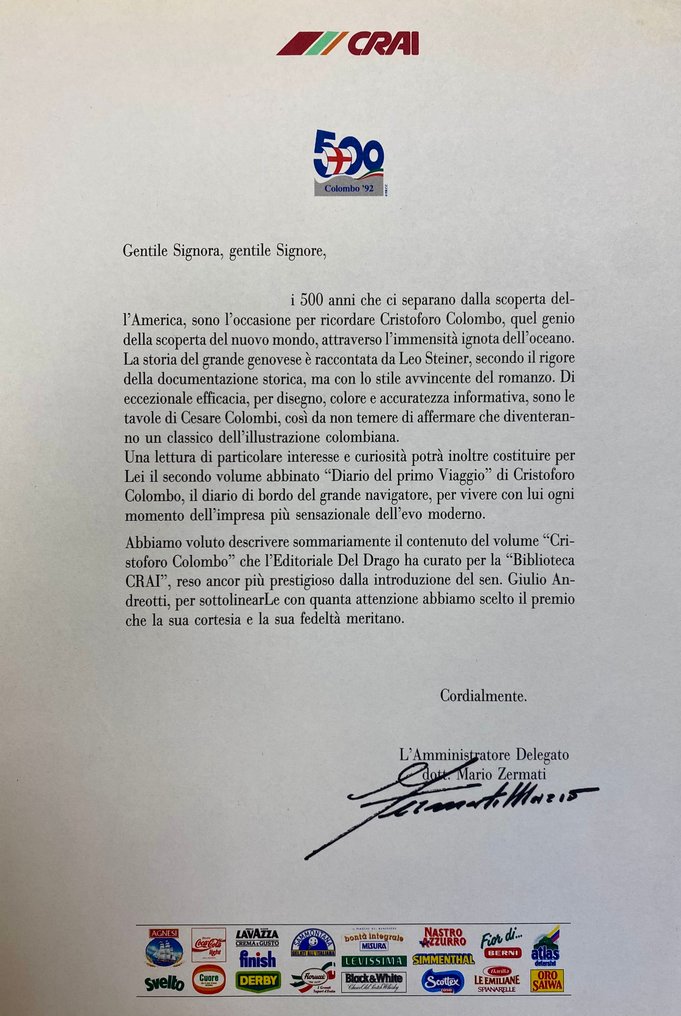 Leo Steiner / Cesare Colombi - Cristoforo Colombo - 1992 #1.0