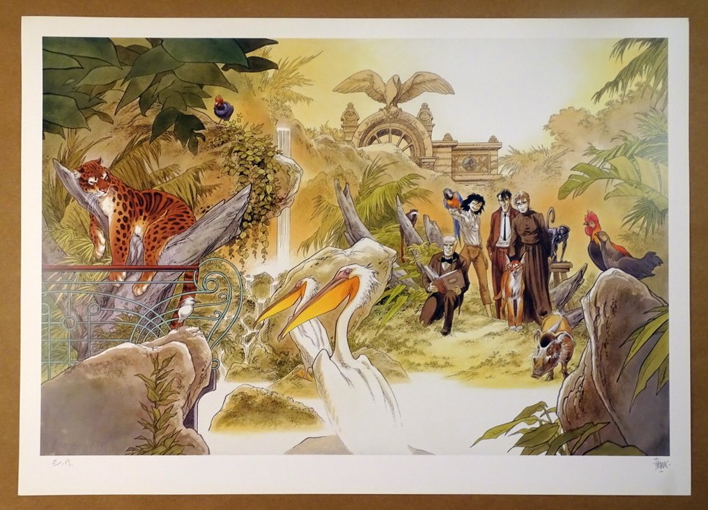 Frank Pé - 1 Offset Print - Zoo - Les animaux #1.0