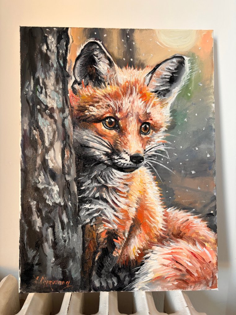 Eugenie Chervonna - Petit renard dans la forêt #3.2