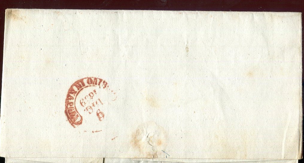 意大利古城邦-那不勒斯 1858 - 8份带有不同盖章的文件。 - Sassone 5, 5e, 5v, 7. #4.3