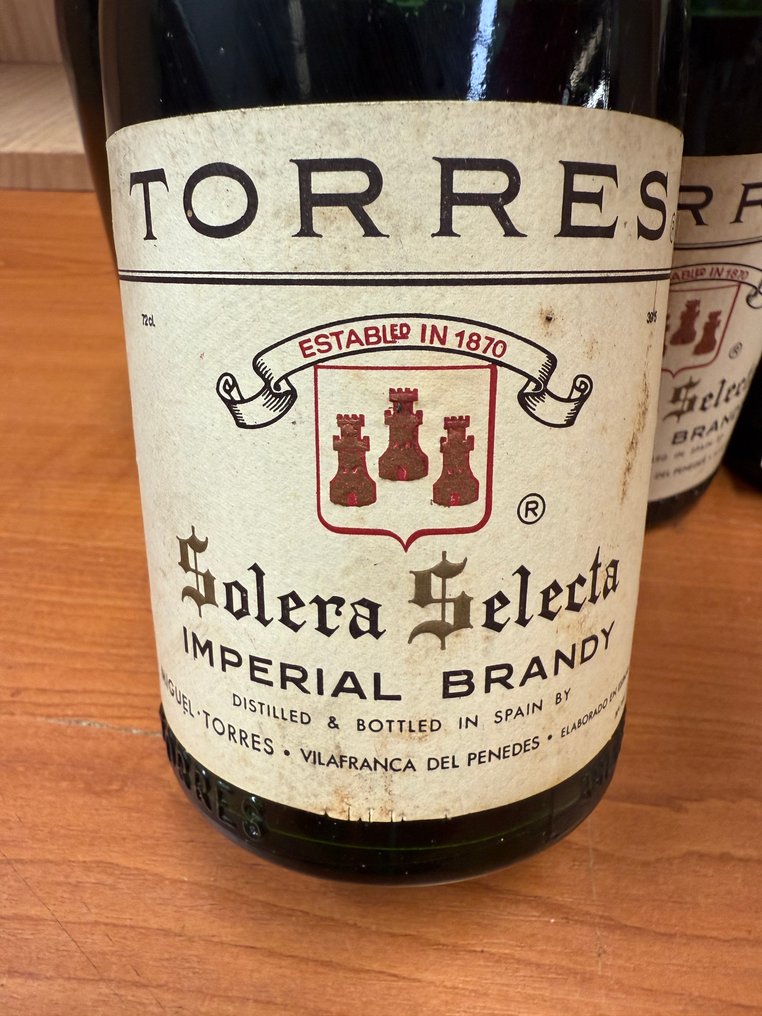 Torres - 5yo (x2), 10yo & Hors a Age (x2) - b. anii `70 - 92,5cl - 6 sticle #3.2