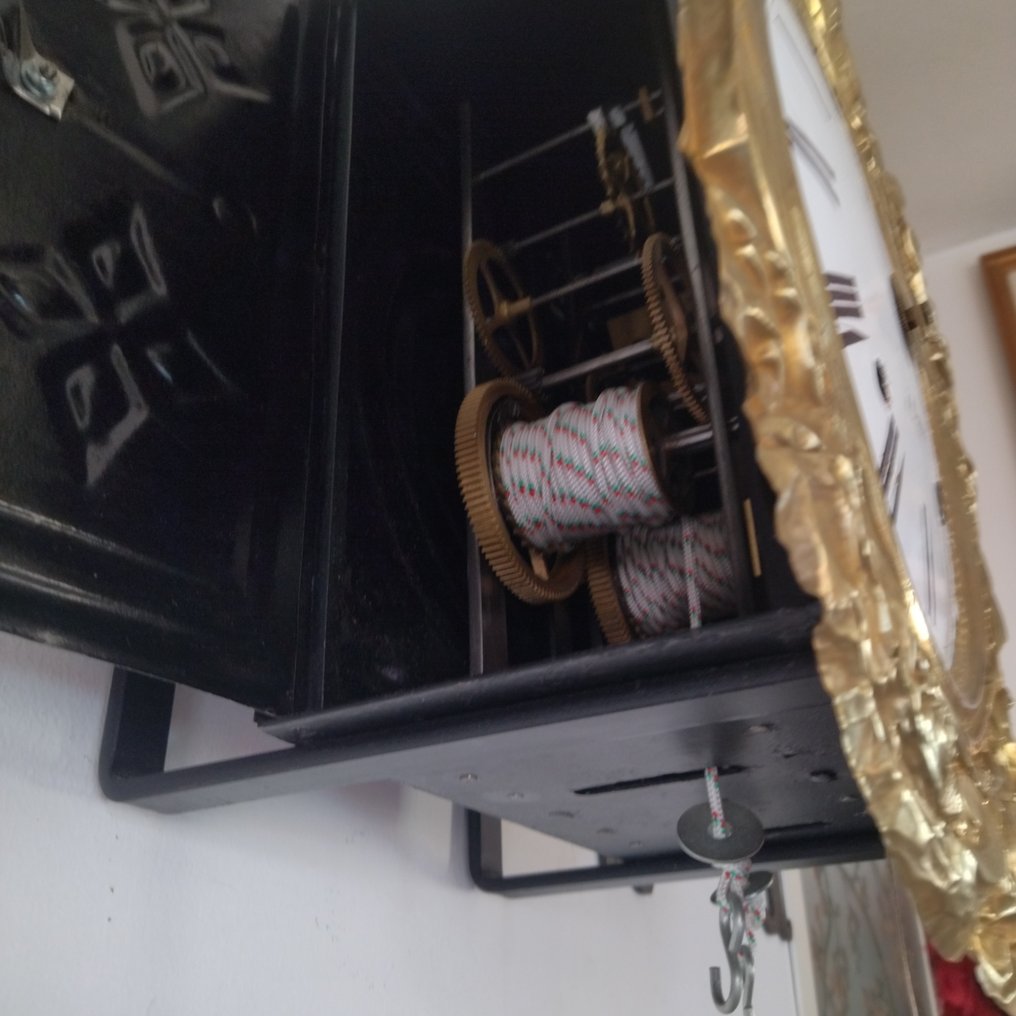 Comtoise時鐘 -  古董 - 熟鐵 - 1900-1910 #4.3