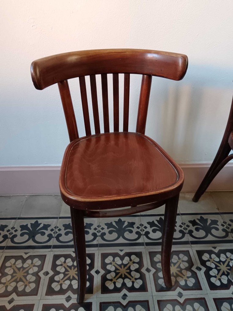 Thonet - Michael Thonet - Stol (6) - 788 - Bøk - 6 originale Thonet-stoler #1.0