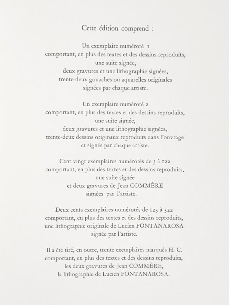 [Collectif] - Beautés de l'Europe [1/30 HC ; 2 gravures de Jean Commère EA + 1 lithographie de Lucien Fontanarosa] - 1971 #2.1