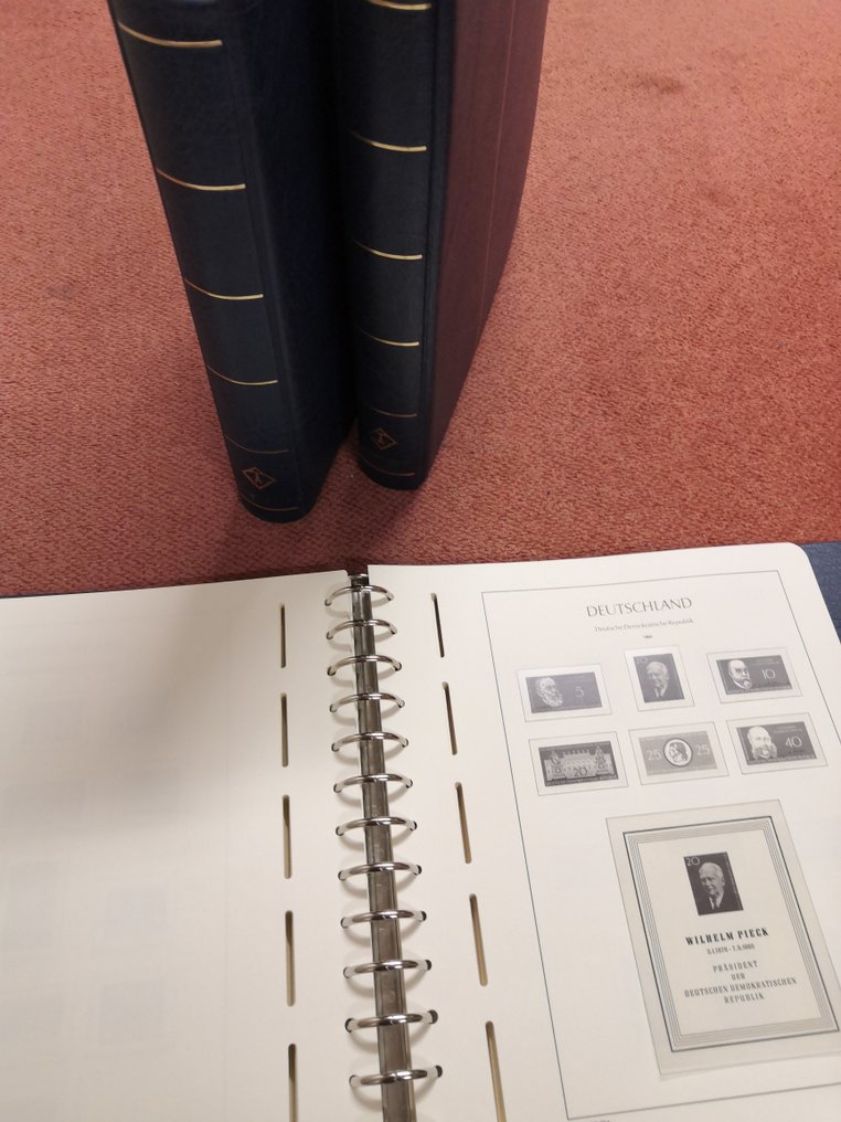 GDR 1949/1990 - Complete Leuchtturm SF form albums (almost new) #1.0