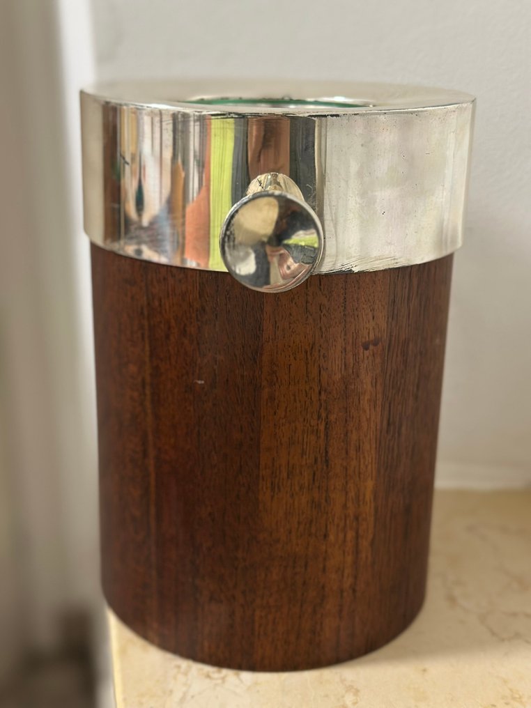 Bruckmann - 香槟冷却桶 - 木, 镀银, 塑料 - 香槟冰箱 #4.3