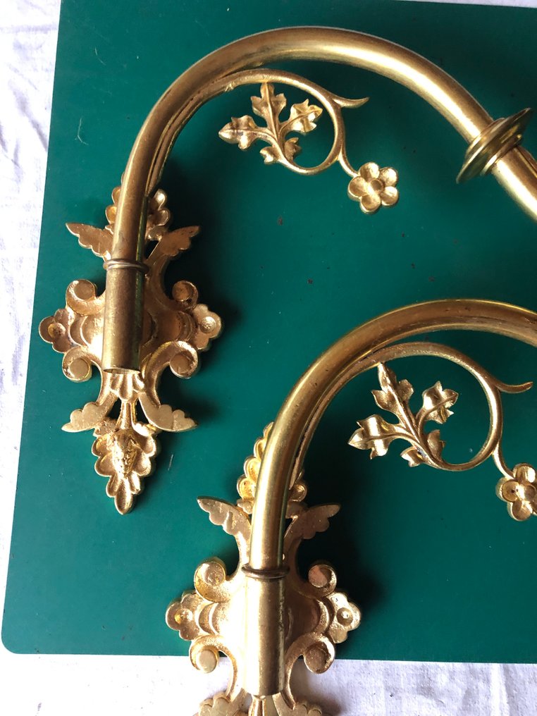 Decorative ornament (2) - wall candelabra - Netherlands #4.3