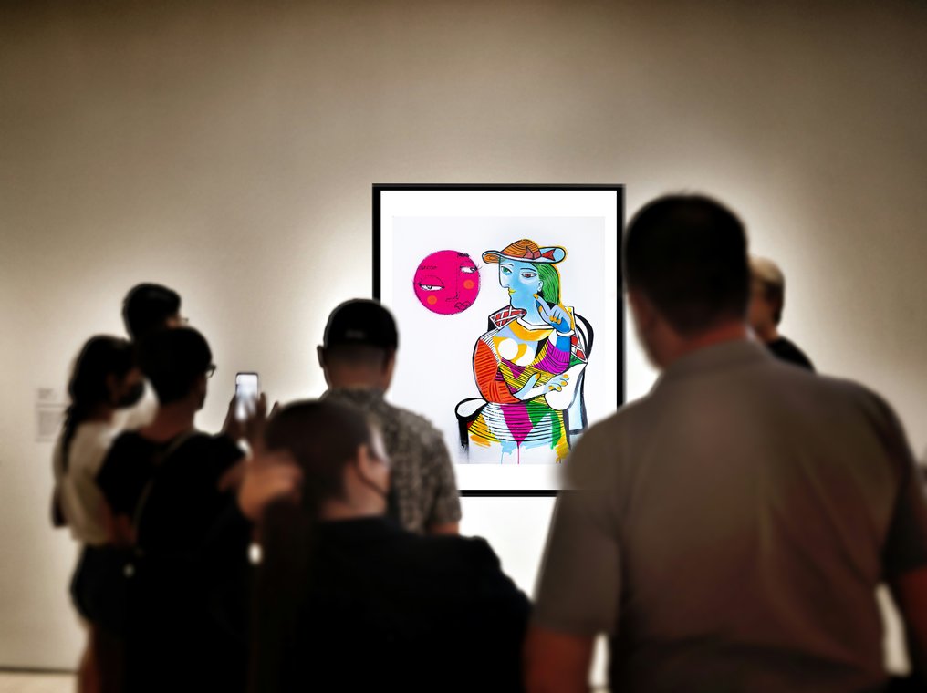 Utopia - vs PICASSO - Seated woman - Marie Therese with bubble #2.1