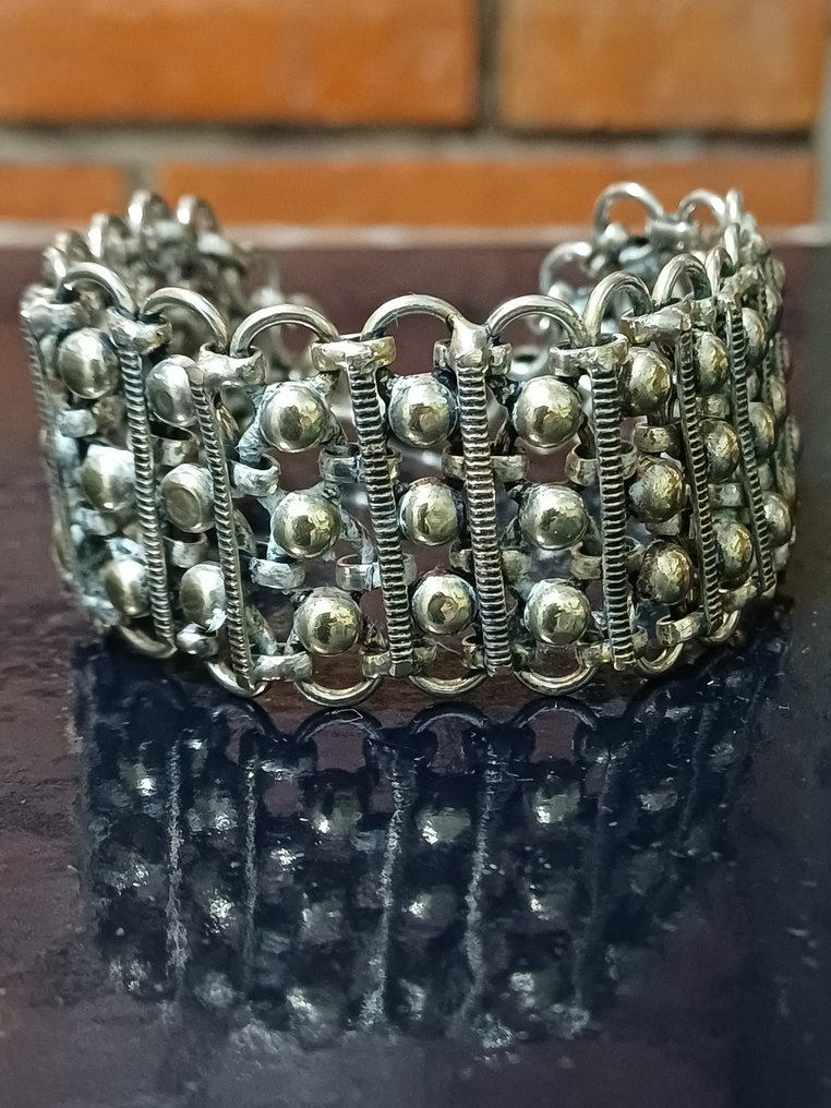 Srebro - Bransoletka - Argento 925 vintage Indie #1.0