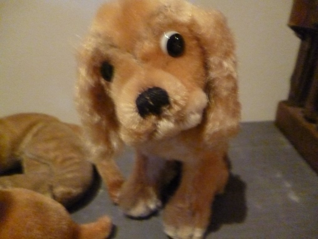 Steiff - steiff - 玩具人偶 - Drie knuffeldieren  (3) - 毛发 #4.3