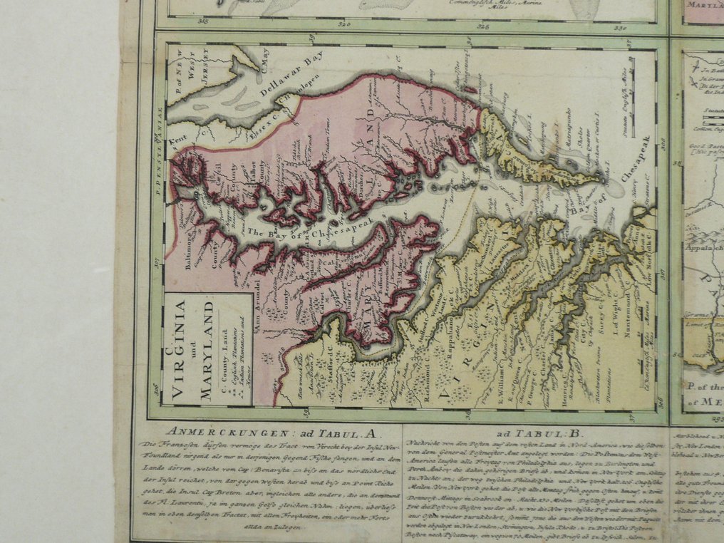 United States - East Coast, New York, Florida, Canada; J.B. Homann - Dominia Anglorum in America Septentrionali. Specialibus Mappis - 1721-1750 #3.2