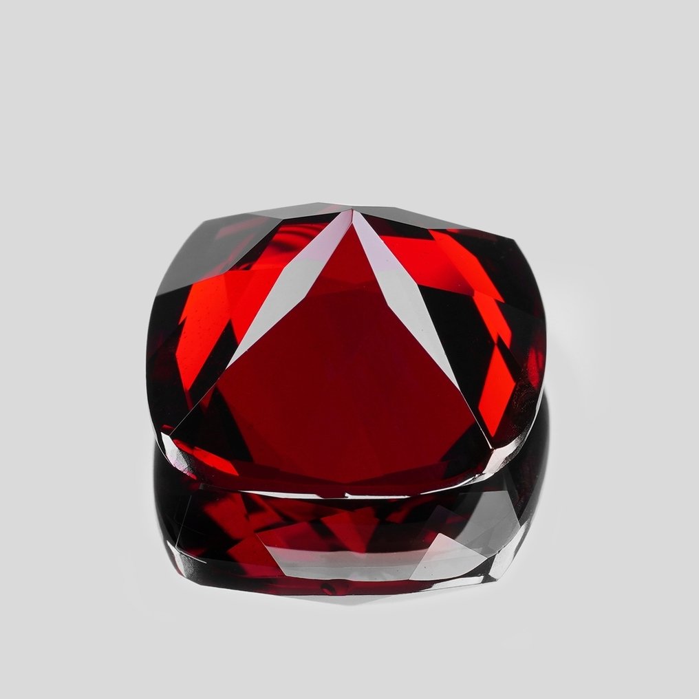 χωρίς τιμή ασφαλείας - 1 pcs Κόκκινο Ροδολίτης - 7.83 ct - Διεθνής Ένωση Έγχρωμων Πολύτιμων Λίθων (ICA GemLab) #4.3