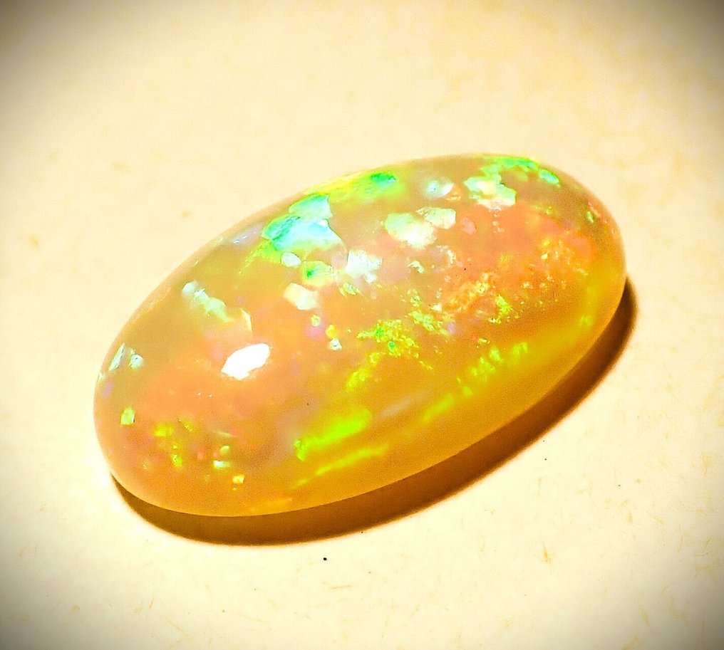 Πολύχρωμο Οπάλιο - 8.42 ct - Antwerp Laboratory for Gemstone Testing (ALGT) - Άριστη Ποιότητα Χρώματος #1.0