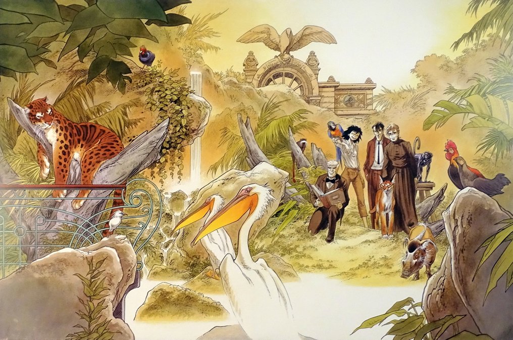 Frank Pé - 1 Offset Print - Zoo - Les animaux #1.0